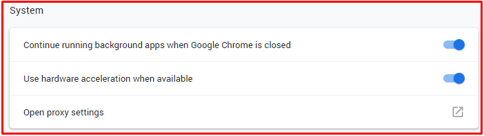 proxy google chrome