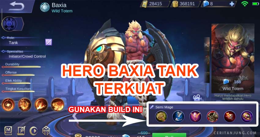 Kenali Hero Baru Baxia Mobile Legends Sebelum Beli