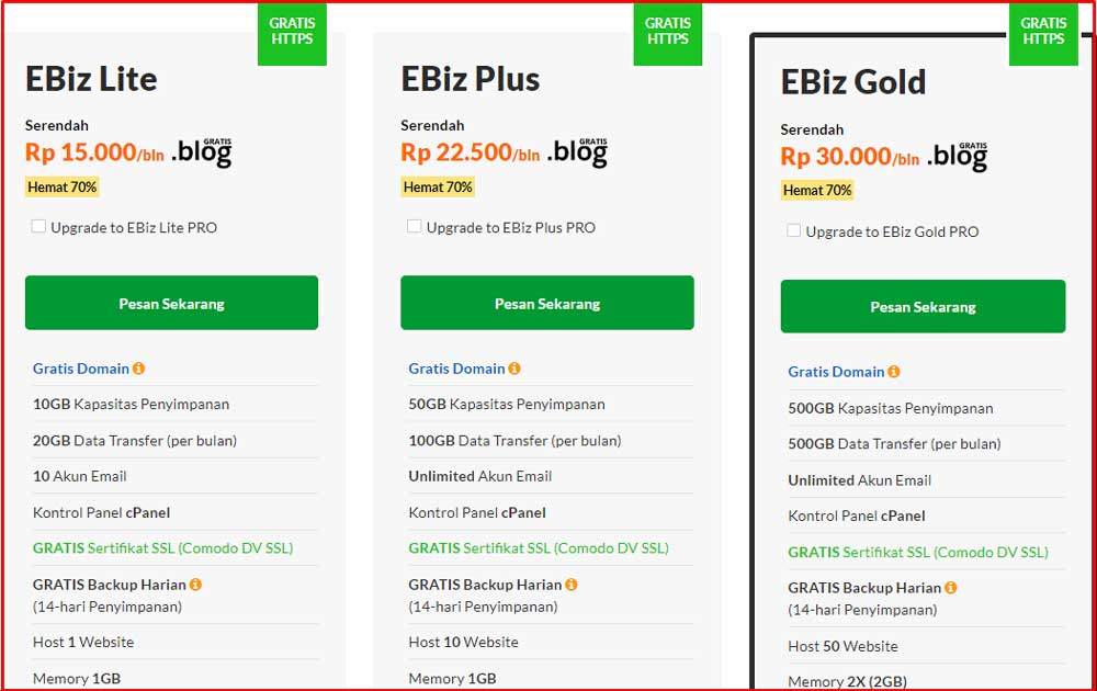 harga hosting exabytes indonesia