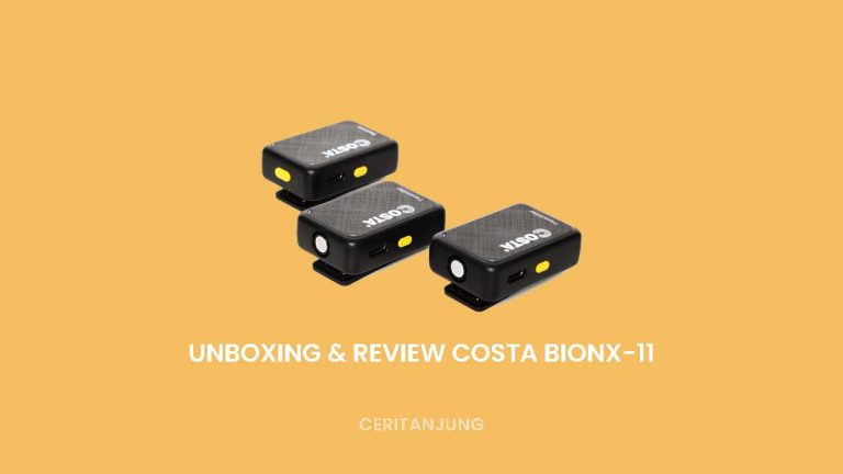 Unboxing dan Review Singkat Mic Wireless Costa BionX-11