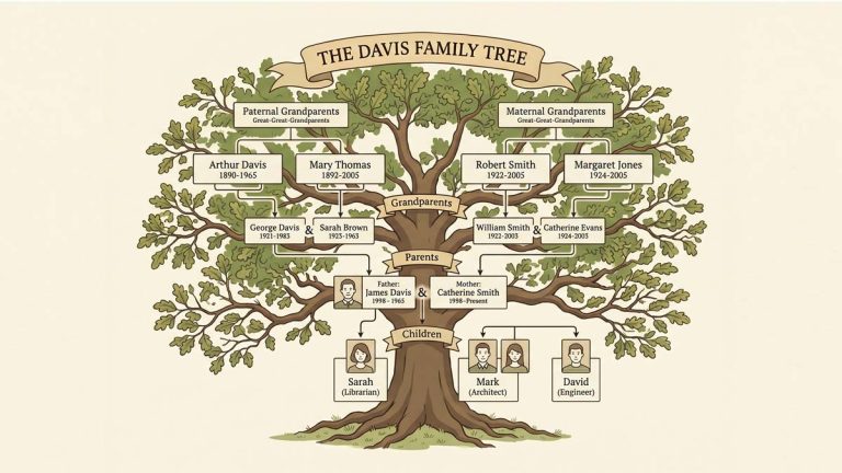 family tree bahasa inggris