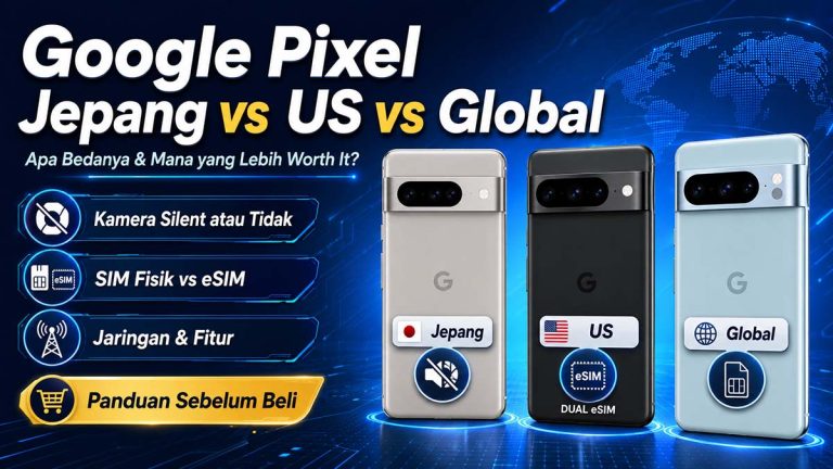 Google Pixel Jepang vs US vs Global, Apa Bedanya dan Mana yang Lebih Worth It